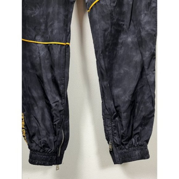 FILLING PIECES GRAY WET WASH ZIP TRACK PANTS 2 - Picture 4 of 10